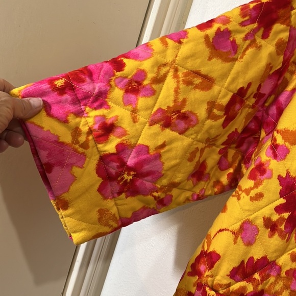 Isaac Mizrahi Live! 3/4 100% cotton quilted jacket. Size XL - Picture 5 of 9